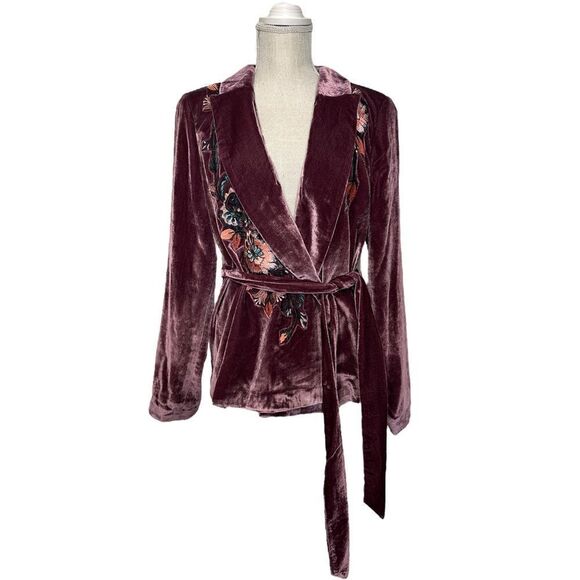 Free People Perfect Illusion Velvet Suit Jacket - Picture 3 of 15